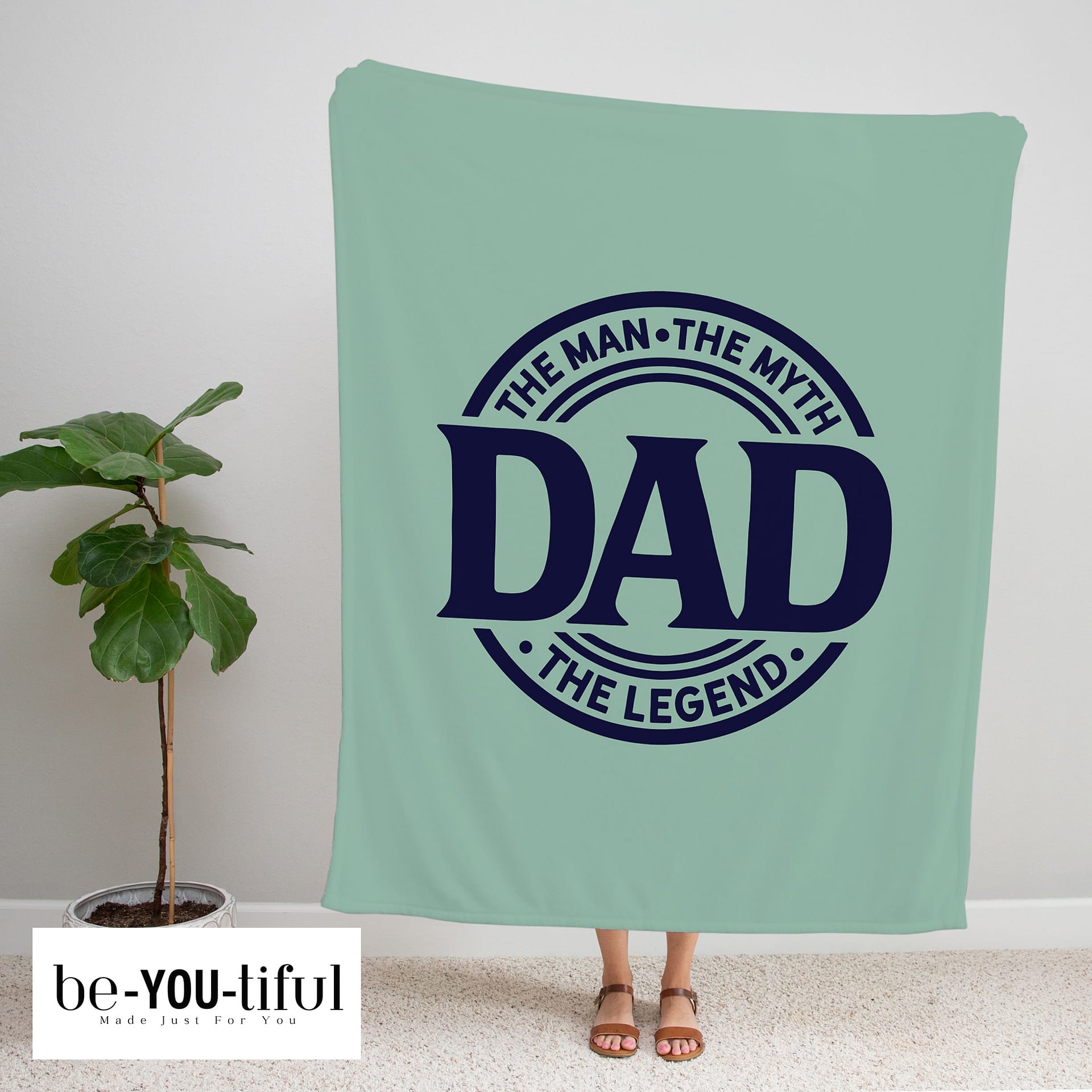 dad blanket the man the legend